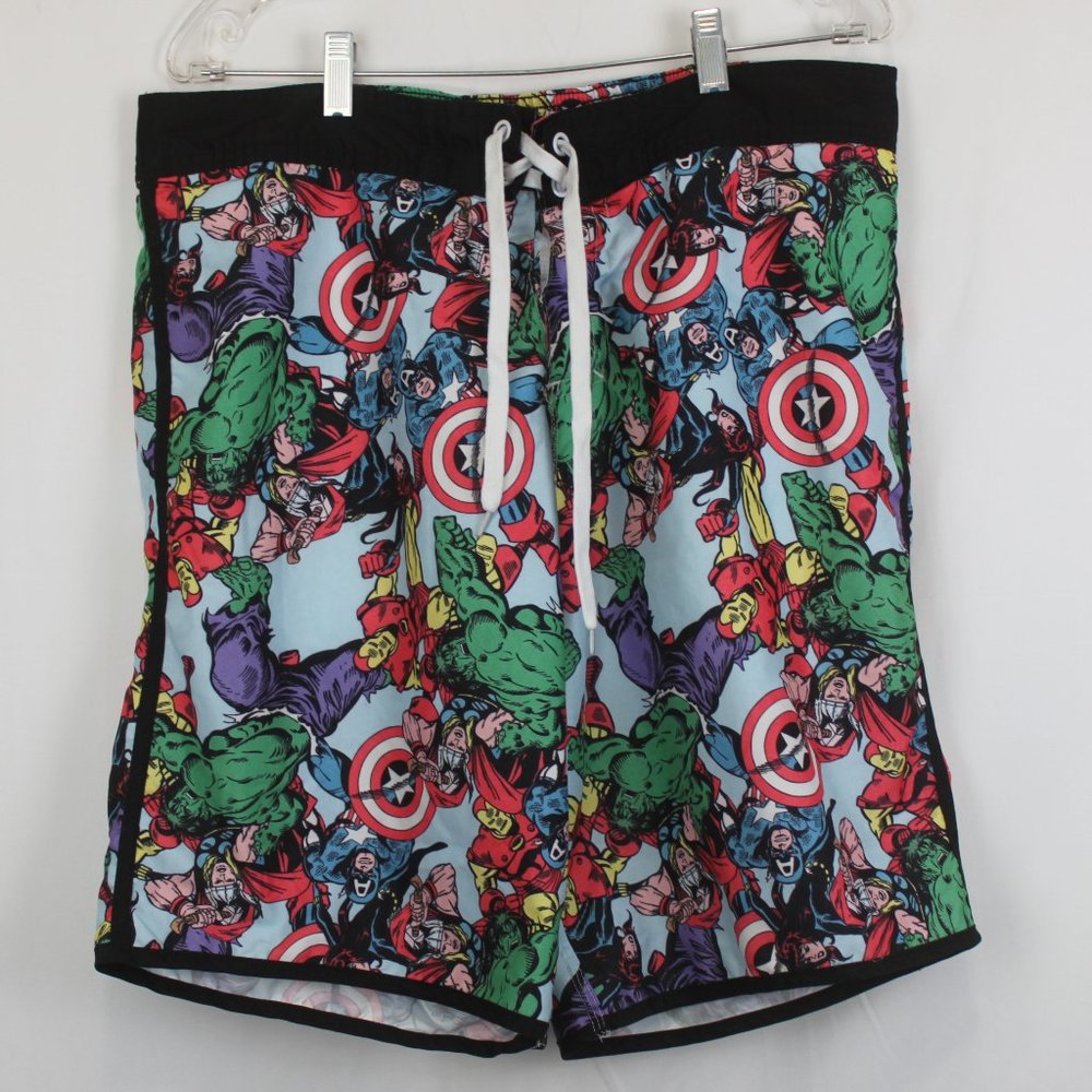 Marvel Comic Print Board Shorts Size XL